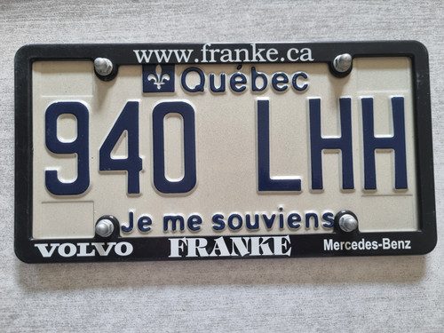 Plaque immatriculation québec - immatriculation,