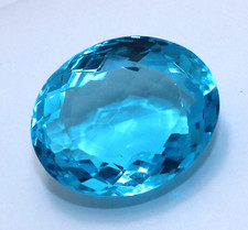 500 CT Naturel Topaze Bleu