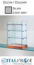 Vitrine Comptoir Affichage en Verre Magasin de Meubles H60xL40xW27 cm Italfrom