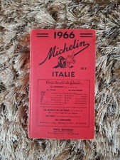 ANCIEN GUIDE MICHELIN ROUGE ITALIE 1966 
