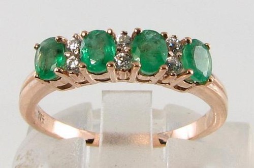 Bague jonc éternité 9ct rose - 9ct,