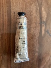 TRÈS RARE US WW2 ACID BORIC OINTMENT TUBE 1 Oz Item 91010 ORIGINAL - MEDICAL DEP