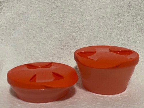 New tupperware duo bowls set - new,