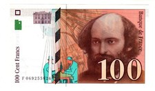 France Billet  100 FRANCS  1998 SERIE F PAUL  CEZANNE  ( 1839 - 1906 ) NEUF UNC