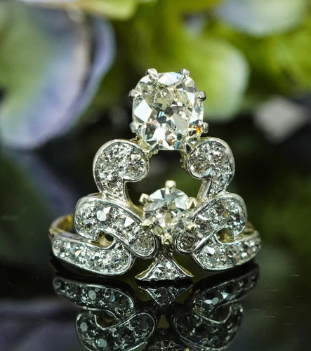 Bague fiançailles vintage - de,