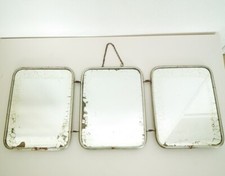 Ancien miroir barbier - de,