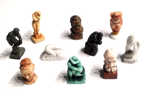 Fèves série auguste - auguste, rodin