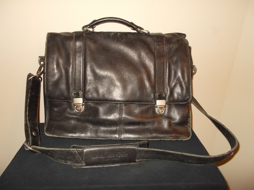 Kenneth cole leather messenger - kenneth,