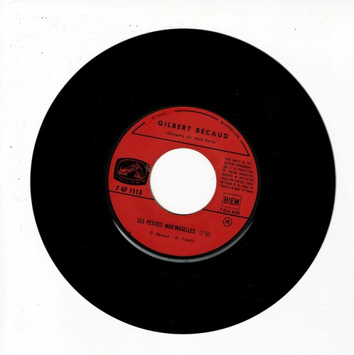 Gilbert becaud vinyle 45t - becaud,
