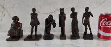 lot de 6 statues statuettes en