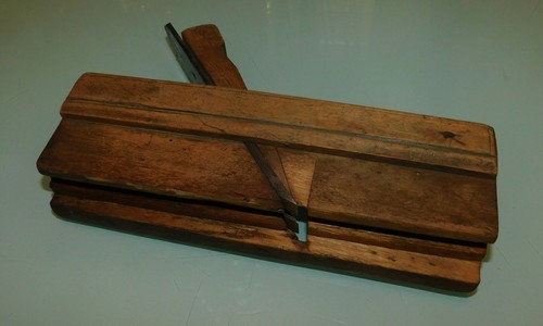 Ancien rabot double - double, baguette