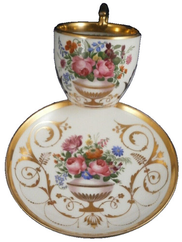 Tasse soucoupe florale en - tasse,