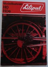LILIPUT catalogue modellbahn Ech Ho et Hoe train/wagon/rail Excellent Etat  