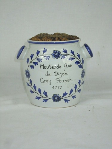 Ancien pot moutarde grey - pot,