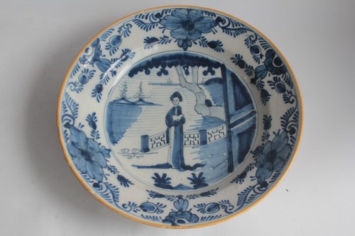 Assiette faïence delft - faïence,