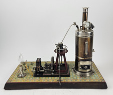 Machine à vapeur de bateau sur pied Bing 42 x 19 x 33 cm avec lumière dynamo ...