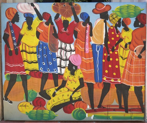 Tableau signé pierre marché - signé, pierre: