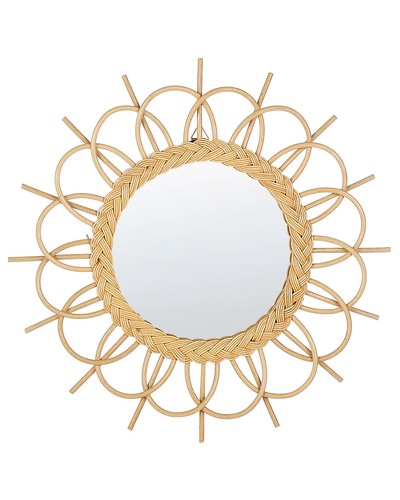 Miroir mural boho rotin - boho, en