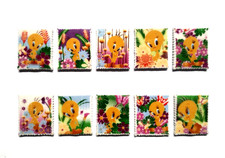 Série complète de fèves TITI TIMBREE TITI TIMBRES 2009 * 204