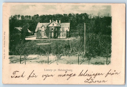 Scania sweden postcard liatorp - scania,