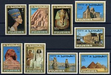 A556/ FUJEIRA / EGYPTE – Y&T # 49-A / 57-A NEUFS ** – COMPLET