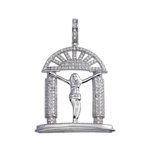 Homme argent sterling crucifix - homme,