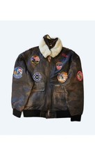 Blouson commémoratif en cuir