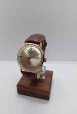 Vintage Watch Kienzle German Mechanical Gold Plated/New Strap 33x40mm