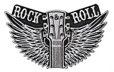 Ecusson patche guitare rock