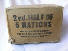 WW2 US BOÏTE EN CARTON POUR