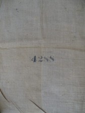 ancien GRAND sac toile de jute