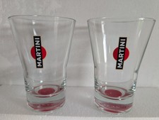 Verre  MARTINI  évasé fond rouge 25CL ( bistro, collection, bar )