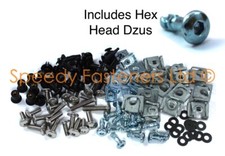 Tête de fourche kit boulons dzus Complet Pince Zone Vis Yamaha R1 2015-2019 Vite