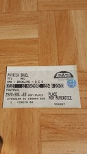 Billet de concert PATRICK