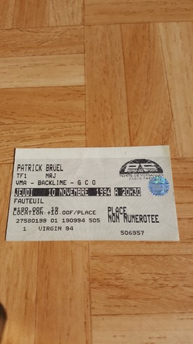 Billet concert patrick - billet,