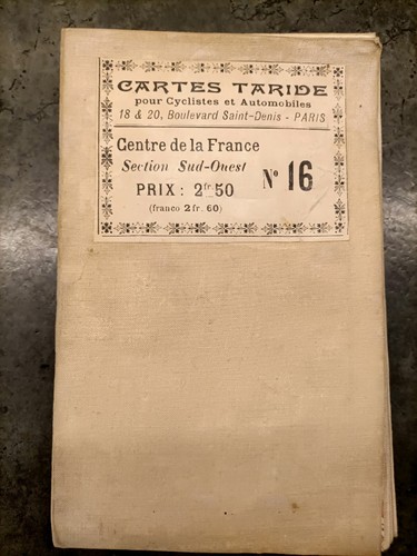 Carte taride routiere 16sur - carte, n°16sur