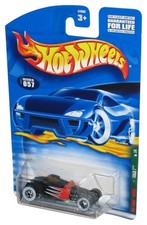 Hot Wheels Rat Rod Série 1/4 (2001) Voiture Jouet Noire Sur Piste #057
