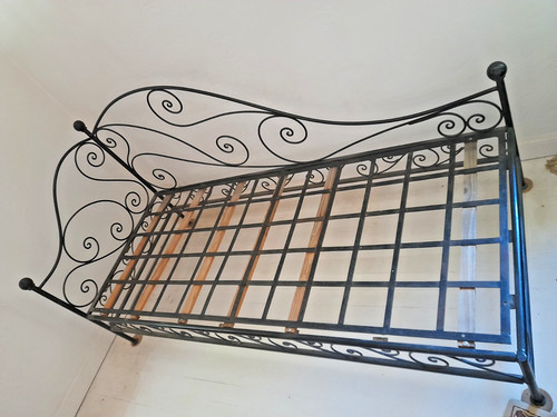Banquette lit fer forgé - de, en