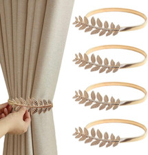 TRKETK 4 Pièces Embrasses De Rideaux, Sangles De Rideaux En Alliage Réglables At