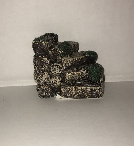 Tiny gnome stack log stairway - tiny,