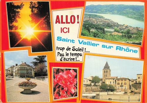 Saint vallier sur rhone vue - saint,