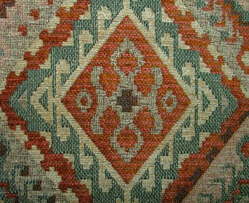 Rideau tissu chenille kilim - en,