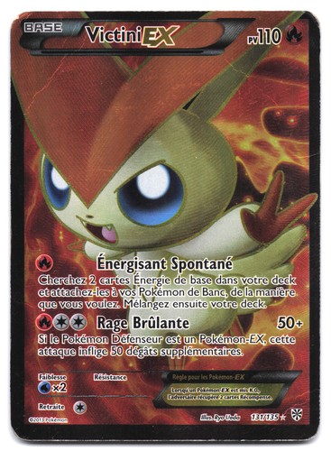 Carte pokémon victini - carte,