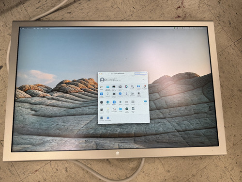 Apple cinema display - display, inch