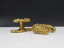 ▨7X7mm Lot de 2 Poignée de fenêtre rosace laiton,vintage,bouton,crémone,Louis XV