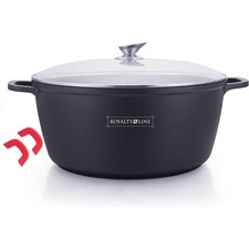 Faitout en fonte 36 cm Noir