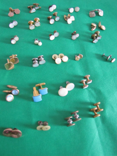 27x bouton manchette - de,