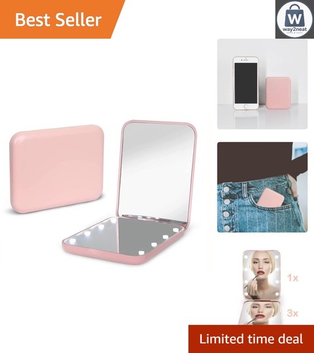 Elegant pink led compact - pink,