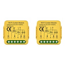 2X Tuya  WIFI Module de Commutateur de Rideau Connecté Volets Roulants Mote3788