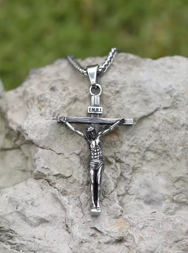 Pendentif collier chaine croix - chaine,
